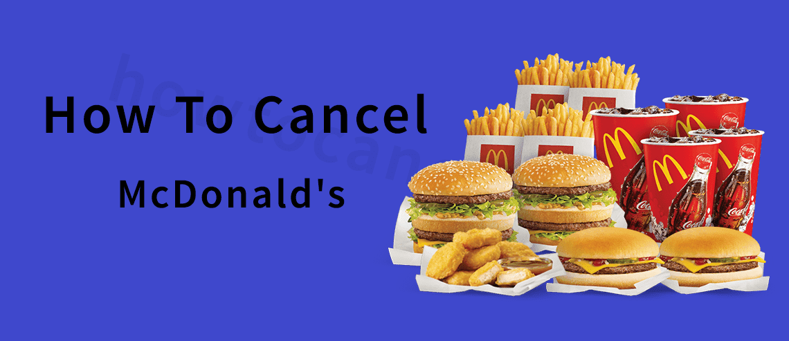 Cancel an Order on the McDonald's App,