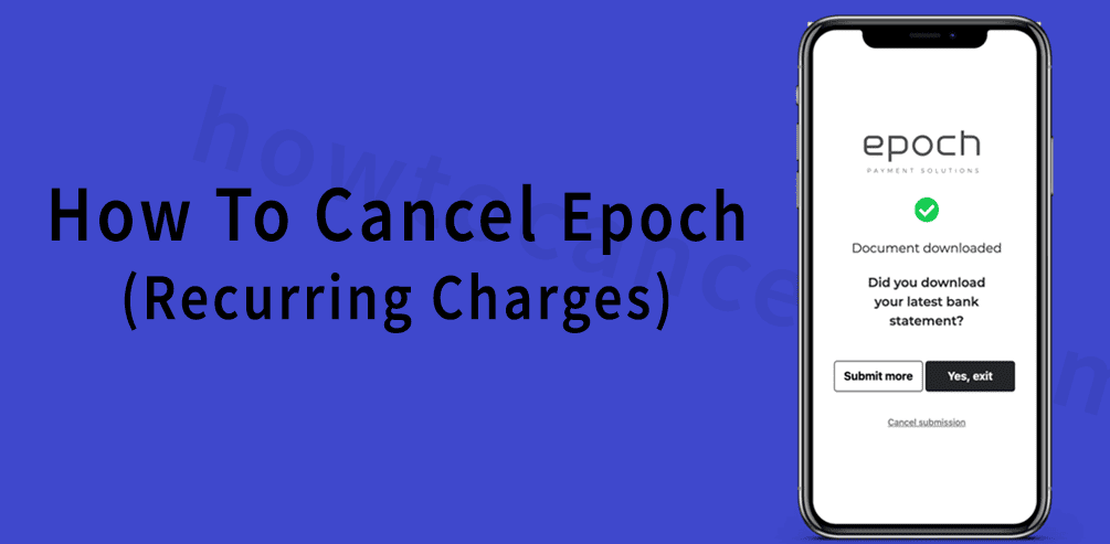 how to cancel Epoch Recurring,